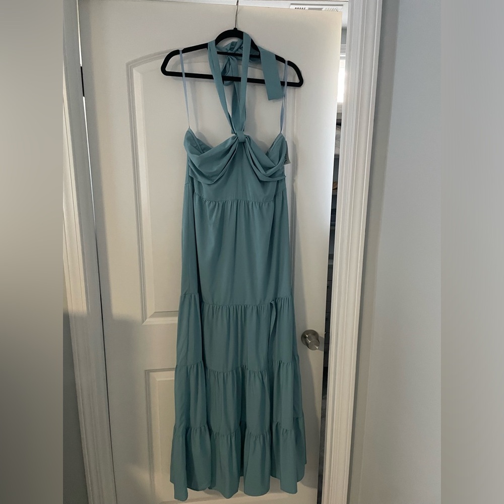 Naked Zebra Sienna Halter Dress